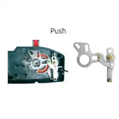 Festet p&aring; midten. Er i alle nyere bokser. Bestillingsvare.