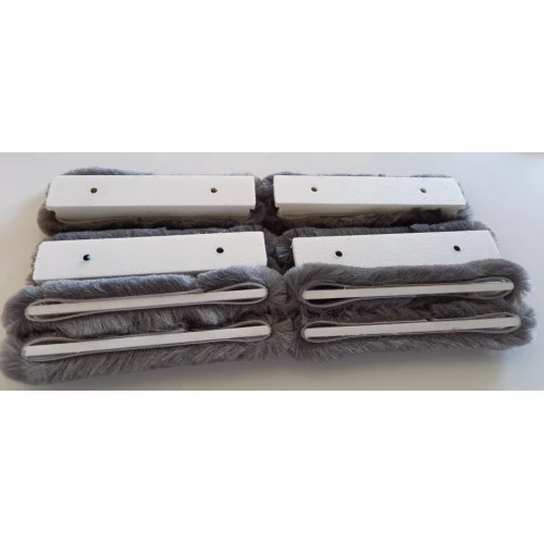 White U-profile block, dampens vibrations, for Axopar 28, 37 main cabin sliding door track